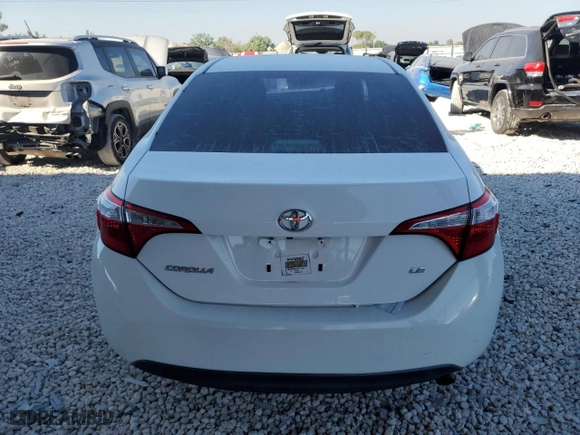 2016 Toyota Corolla L with VIN 2T1BURHE9GC501454, listed as a Copart auction lot 43030733 with 50,919 mi miles and Salvage Title. Bid and sale history available at carsss.com. Image 6.