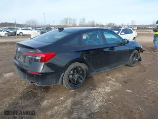 2024 Honda Civic Sedan Sport with VIN 2HGFE2F53RH550362, listed as a IAAI auction lot 41490480 with 19,358 mi miles. Bid and sale history available at carsss.com. Image 4.
