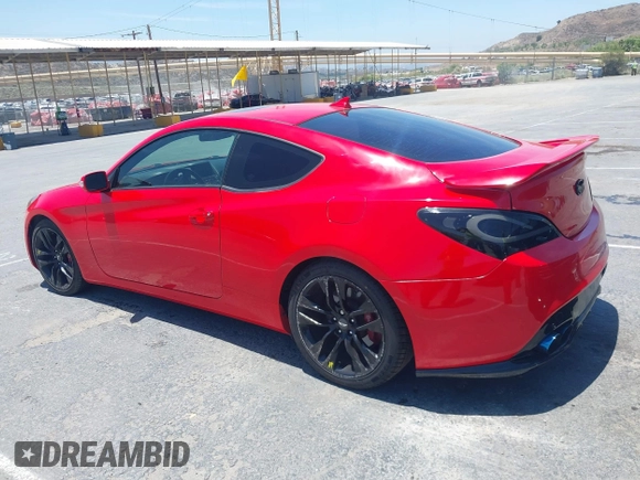 2013 Hyundai Genesis Coupe R-Spec with VIN KMHHU6KJ4DU103321, listed as a IAAI auction lot 42489780 with 84,354 mi miles and . Bid and sale history available at DreamBid. Image 3.