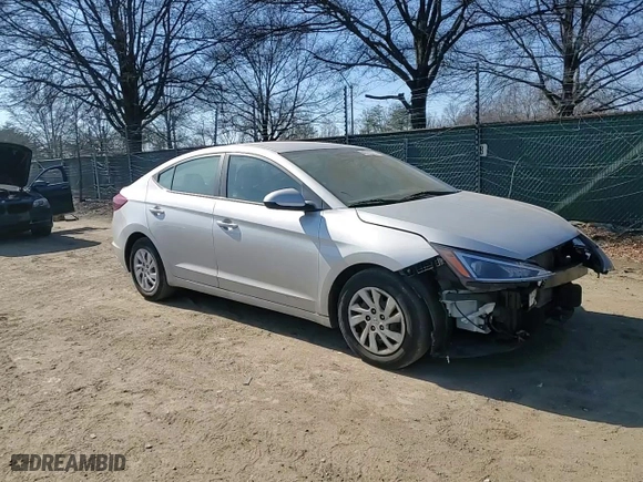 2019 Hyundai Elantra SE with VIN 5NPD74LF8KH455267, listed as a Copart auction lot 46378155 with 117,415 mi miles and Salvage Title. Bid and sale history available at carsss.com. Image 10.