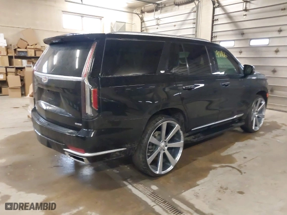 2021 Cadillac Escalade Luxury with VIN 1GYS4AKL7MR295510, listed as a IAAI auction lot 38398966 with 26,228 mi miles. Bid and sale history available at carsss.com. Image 4.