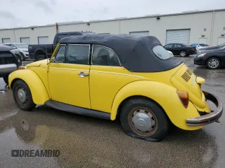 1973 Volkswagen Beetle with VIN 1532402327, listed as a Copart auction lot 74980334 with 82,577 mi miles and Salvage Title. Bid and sale history available at DreamBid. Image 2.