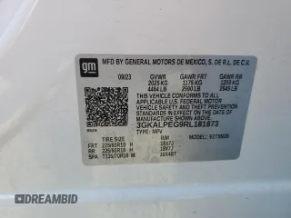 2024 GMC Terrain SLT с VIN 3GKALPEG9RL181873, выставлен на аукционе Copart как лот 58970655 с пробегом 38 039 миль миль и Списание • Salvage title. История ставок и продаж доступна на DreamBid. Изображение 12.