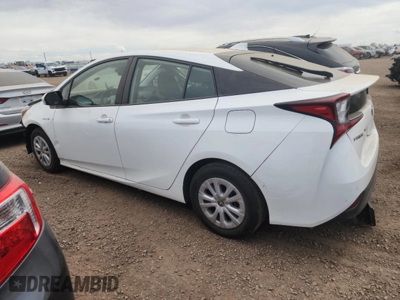 2022 Toyota Prius L Eco with VIN JTDKAMFU3N3166378, listed as a Copart auction lot 50728235 with 131,110 mi miles and Salvage Title. Bid and sale history available at carsss.com. Image 2.