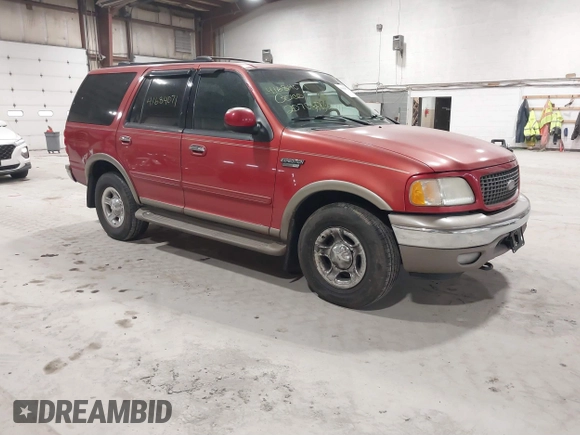 2002 Ford Expedition Eddie Bauer with VIN 1FMFU18L32LA24390, listed as a IAAI auction lot 42227825 with 207,067 mi miles and . Bid and sale history available at DreamBid. Image 1.