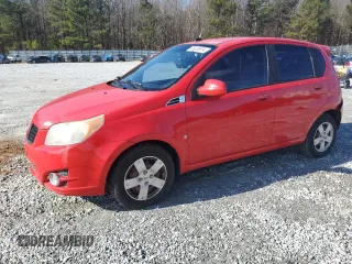 2009 Pontiac G3 with VIN KL2TD66E59B632357, listed as a Copart auction lot 85220674 with 189,224 mi miles and Salvage Title. Bid and sale history available at DreamBid. Image 1.