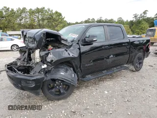 2019 Ram 1500 Big Horn z VIN 1C6RREFT1KN769941, wystawiony jako Copart lot #50543475 z przebiegiem 134 157 mil mil oraz Szkoda całkowita • Salvage title. Historia ofert i sprzedaży dostępna na DreamBid. Obrazek 1.
