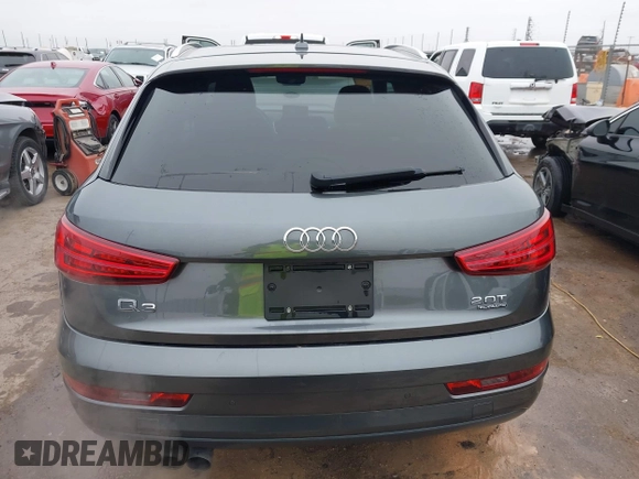 2018 Audi Q3 Premium Plus with VIN WA1JCCFS4JR001486, listed as a IAAI auction lot 41542514 with 70,112 mi miles. Bid and sale history available at carsss.com. Image 16.