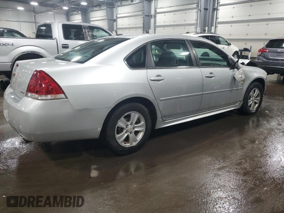 2014 Chevrolet Impala LS with VIN 2G1WA5E34E1173578, listed as a Copart auction lot 43171965 with 139,310 mi miles and Salvage Title. Bid and sale history available at DreamBid. Image 3.