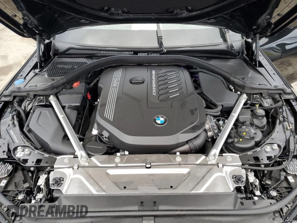 2023 BMW 4 Series M440i with VIN WBA53AT0XPCM20465, listed as a Copart auction lot 74537094 with 5,216 mi miles and Non Repairable. Bid and sale history available at DreamBid. Image 11.