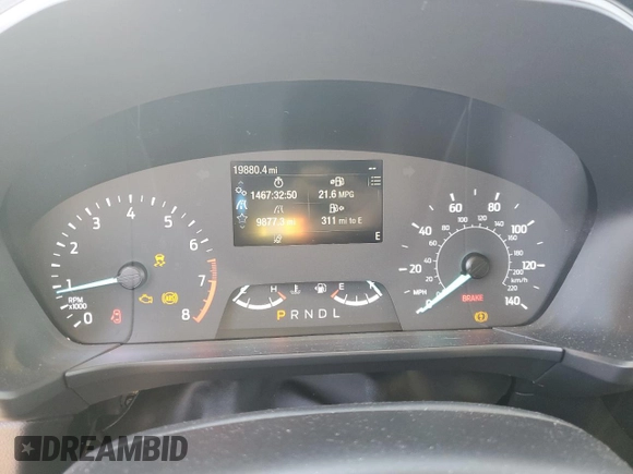 2022 Ford Escape S z VIN 1FMCU9F60NUB18756, wystawiony jako Copart lot #43924995 z przebiegiem 19 880 mil mil oraz Szkoda całkowita • Salvage title. Historia ofert i sprzedaży dostępna na DreamBid. Obrazek 9.