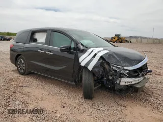 2024 Honda Odyssey EX-L с VIN 5FNRL6H67RB023736, выставлен на аукционе Copart как лот 56877955 с пробегом 7 972 миль миль и Списание • Salvage title. История ставок и продаж доступна на DreamBid. Изображение 4.