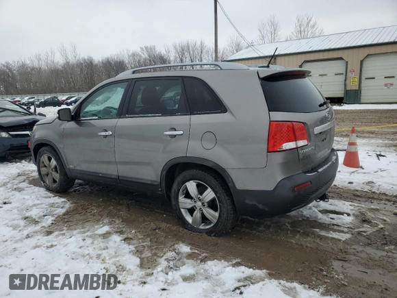 2012 Kia Sorento EX with VIN 5XYKUDA23CG247371, listed as a Copart auction lot 44522465 with 205,067 mi miles and Salvage Title. Bid and sale history available at carsss.com. Image 2.
