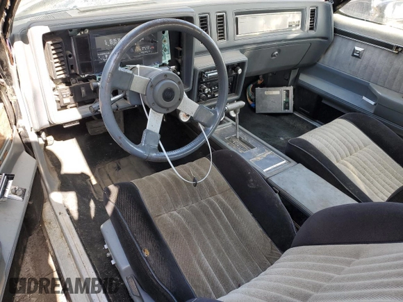 1987 Buick Regal with VIN 1G4GJ1171HP440059, listed as a Copart auction lot 49624945 with 21,443 mi miles and Salvage Title. Bid and sale history available at DreamBid. Image 8.