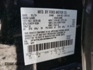 2024 Ford Mustang Mach-E Premium with VIN 3FMTK3SU6RMA22776, listed as a Copart auction lot 48611415 with 10,717 mi miles and Salvage Title. Bid and sale history available at DreamBid. Image 15.