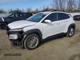 2021 Hyundai Kona SEL Plus with VIN KM8K6CAA1MU743664, listed as a Copart auction lot 46178635 with 80,343 mi miles and Salvage Title. Bid and sale history available at carsss.com. Image 1.
