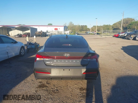 2024 Hyundai Elantra SEL with VIN KMHLM4DG0RU708508, listed as a IAAI auction lot 41834890 with 4,911 mi miles. Bid and sale history available at carsss.com. Image 17.