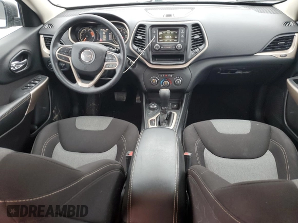 2017 Jeep Cherokee Sport with VIN 1C4PJMAS5HW632004, listed as a Copart auction lot 48033275 with 95,496 mi miles and Salvage Title. Bid and sale history available at carsss.com. Image 8.