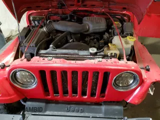 1999 Jeep Wrangler SE with VIN 1J4FY29P0XP493429, listed as a Copart auction lot 44254515 with 0 mi miles and Salvage Title. Bid and sale history available at carsss.com. Image 11.