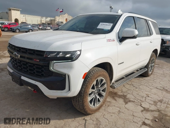 2024 Chevrolet Tahoe Z71 with VIN 1GNSKPKD5RR319258, listed as a IAAI auction lot 42044649 with 18,669 mi miles and . Bid and sale history available at DreamBid. Image 2.