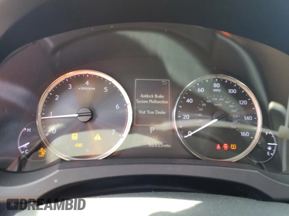 2017 Lexus IS with VIN JTHBA1D2XH5041059, listed as a Copart auction lot 49058355 with 96,955 mi miles and Salvage Title. Bid and sale history available at carsss.com. Image 9.