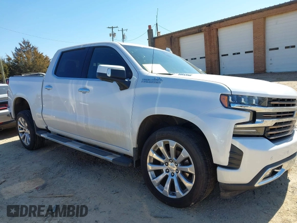 2021 Chevrolet Silverado 1500 High Country with VIN 3GCUYHET2MG281182, listed as a IAAI auction lot 41629483 with 114,663 mi miles. Bid and sale history available at carsss.com. Image 14.