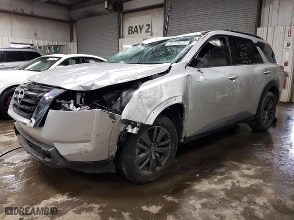 2023 Nissan Pathfinder SV with VIN 5N1DR3BA2PC244798, listed as a Copart auction lot 49683994 with 30,877 mi miles. Bid and sale history available at carsss.com. Image 1.