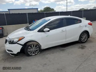 2014 Kia Forte LX with VIN KNAFX4A62E5204645, listed as a Copart auction lot 53580465 with 50,576 mi miles and Salvage Title. Bid and sale history available at carsss.com. Image 1.