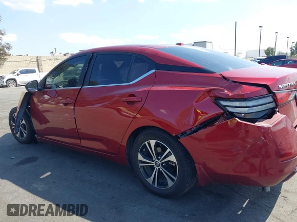 2022 Nissan Sentra SV with VIN 3N1AB8CV4NY294684, listed as a IAAI auction lot 41811877 with 67,585 mi miles and . Bid and sale history available at DreamBid. Image 14.