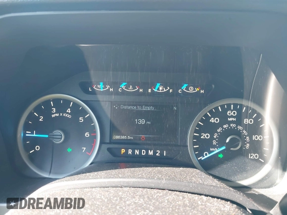 2017 Ford F-150 XL with VIN 1FTEW1EP6HFB74440, listed as a IAAI auction lot 41452863 with 86,385 mi miles. Bid and sale history available at carsss.com. Image 7.