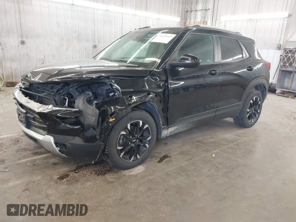 2022 Chevrolet TrailBlazer LT with VIN KL79MPSL2NB058583, listed as a IAAI auction lot 41870519 with 55,071 mi miles and . Bid and sale history available at DreamBid. Image 2.