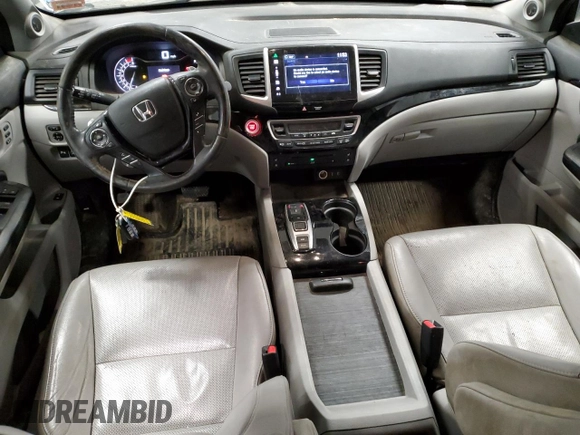 2016 Honda Pilot Elite with VIN 5FNYF6H00GB127495, listed as a Copart auction lot 49989585 with 115,037 mi miles and Salvage Title. Bid and sale history available at carsss.com. Image 8.