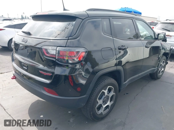 2022 Jeep Compass Trailhawk с VIN 3C4NJDDB1NT227990, выставлен на аукционе IAAI как лот 42574077 с пробегом Не указан миль и . История ставок и продаж доступна на DreamBid. Изображение 4.