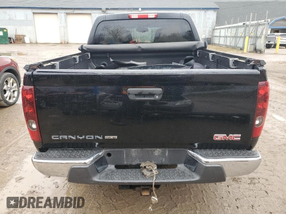 2007 GMC Canyon SLE2 with VIN 1GTDT13E878216003, listed as a Copart auction lot 80667184 with 154,363 mi miles and Clean Title. Bid and sale history available at carsss.com. Image 6.