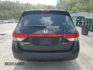 2016 Honda Odyssey Touring Elite with VIN 5FNRL5H97GB038917, listed as a Copart auction lot 54479375 with 165,432 mi miles and Salvage Title. Bid and sale history available at DreamBid. Image 6.