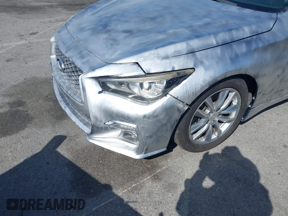 2015 Infiniti Q50 z VIN JN1BV7AP0FM332023, wystawiony jako IAAI lot #41960006 z przebiegiem 173 540 mil mil oraz . Historia ofert i sprzedaży dostępna na DreamBid. Obrazek 6.