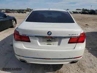 2013 BMW 7 Series 740Li with VIN WBAYE4C58DD137041, listed as a Copart auction lot 42958295 with 209,290 mi miles and Salvage Title. Bid and sale history available at carsss.com. Image 6.