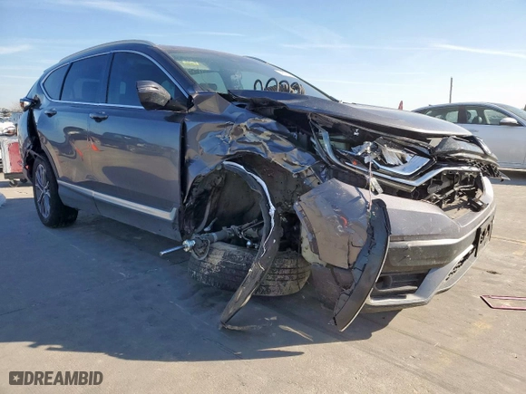 2020 Honda CR-V Touring with VIN 2HKRW2H93LH648900, listed as a Copart auction lot 45725465 with 28,525 mi miles and Salvage Title. Bid and sale history available at carsss.com. Image 4.
