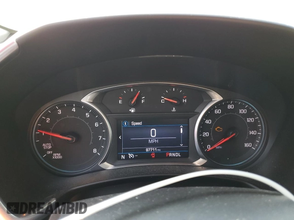 2021 Chevrolet Equinox LT with VIN 3GNAXKEVXMS153913, listed as a Copart auction lot 58961185 with 97,711 mi miles and Salvage title. Bid and sale history available at DreamBid. Image 9.