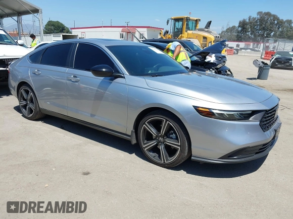 2024 Honda Accord Sport with VIN 1HGCY2F52RA058818, listed as a IAAI auction lot 42225266 with 20,737 mi miles and . Bid and sale history available at DreamBid. Image 1.