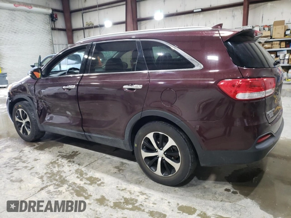 2017 Kia Sorento EX with VIN 5XYPH4A50HG184032, listed as a Copart auction lot 44816185 with 90,002 mi miles and Clean title. Bid and sale history available at DreamBid. Image 2.
