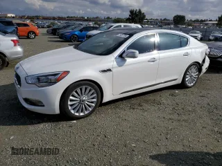 2015 Kia K900 Luxury with VIN KNALW4D43F6021136, listed as a Copart auction lot 79057764 with 60,959 mi miles and Salvage Title. Bid and sale history available at carsss.com. Image 1.