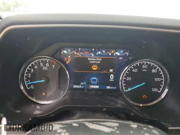 2023 Ford F-150 XL with VIN 1FTFW1E84PKE35275, listed as a Copart auction lot 61867535 with 22,142 mi miles and Salvage title. Bid and sale history available at DreamBid. Image 9.