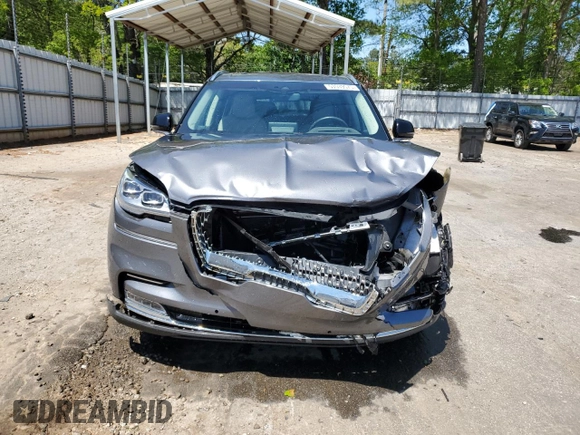 2022 Lincoln Aviator Reserve with VIN 5LM5J7XC0NGL16100, listed as a Copart auction lot 53539575 with 39,355 mi miles and Salvage title. Bid and sale history available at DreamBid. Image 5.