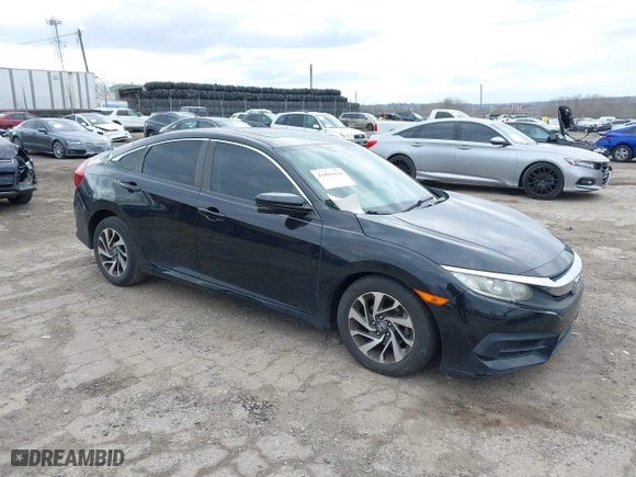 2016 Honda Civic Sedan EX with VIN 19XFC2F79GE086301, listed as a IAAI auction lot 41891014 with 145,471 mi miles. Bid and sale history available at carsss.com. Image 1.
