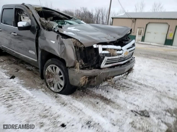 2015 Chevrolet Silverado 1500 High Country with VIN 3GCUKTEC9FG480818, listed as a Copart auction lot 87331694 with 0 mi miles and Salvage Title. Bid and sale history available at carsss.com. Image 11.