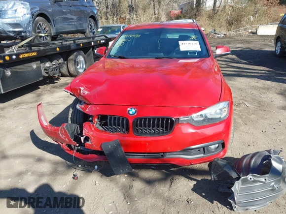 2016 BMW 3 Series 320i with VIN WBA8E1G52GNT38408, listed as a IAAI auction lot 41716438 with 50,207 mi miles and . Bid and sale history available at carsss.com. Image 12.