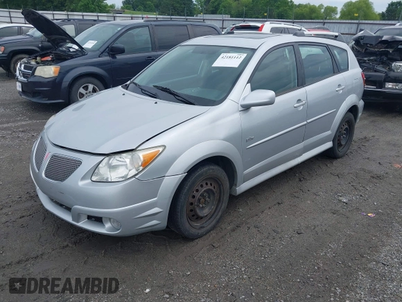 2007 Pontiac Vibe with VIN 5Y2SL658X7Z411431, listed as a IAAI auction lot 42181112 with 167,246 mi miles. Bid and sale history available at carsss.com. Image 2.