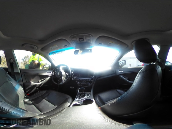 2015 Kia Optima SX Turbo with VIN 5XXGR4A67FG407786, listed as a IAAI auction lot 41606324 with 194,837 mi miles. Bid and sale history available at carsss.com. Image 20.