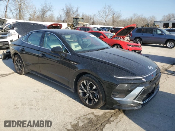 2024 Hyundai Sonata SEL с VIN KMHL64JA5RA366629, выставлен на аукционе Copart как лот 48868165 с пробегом 20 063 миль миль и Списание • Salvage title. История ставок и продаж доступна на DreamBid. Изображение 4.